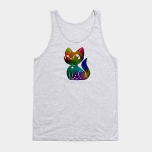 Colorful Cat Tank Top